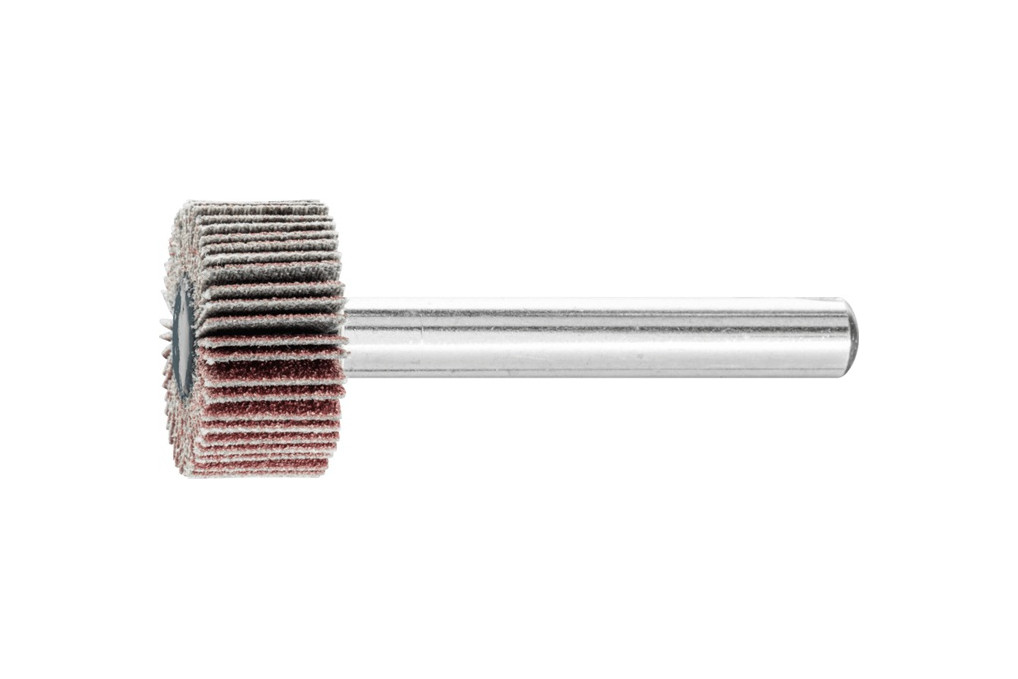 Fächerschleifer Ø20xH10mm K.120 Korund Schaft D.6mm PFERD Fächerschleifer Ø20xH10mm K.120 Korund Schaft D.6mm PFERD