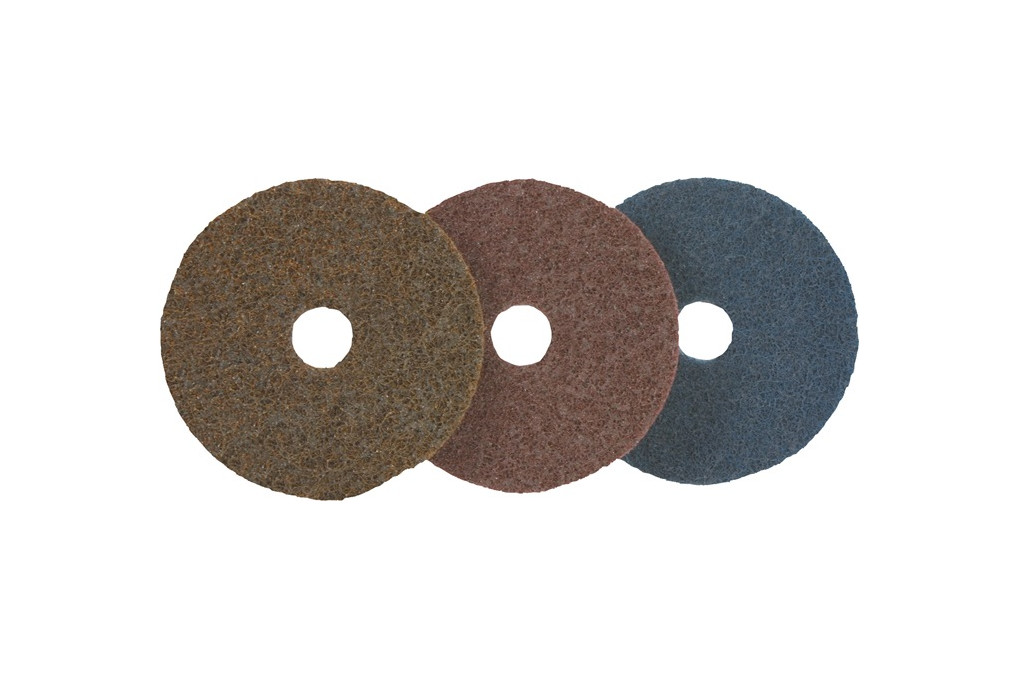 Schleifvliesscheibe D.115mm medium rot vorgestanzt PROMAT Schleifvliesscheibe D.115mm medium rot vorgestanzt PROMAT