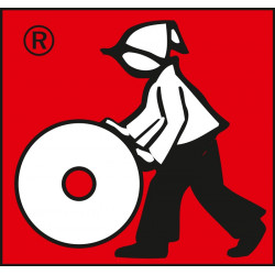 Handläpper L125xB25xH20mm 360 rot MÜLLER