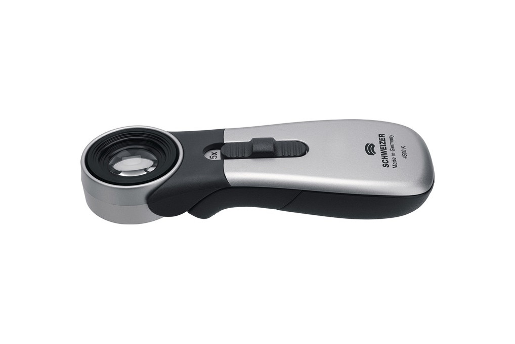 Handleuchtlupe Tech Line CLASSIC Vergr.15x LED Linsen D.16,3mm SCHWEIZER Handleuchtlupe Tech Line CLASSIC Vergr.15x LED Linsen D.16,3mm SCHWEIZER