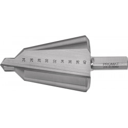 Blechschälbohrer Bohrber.24 40mm HSS Gesamt L.89mm Z.2 PROMAT Blechschälbohrer Bohrber.24 40mm HSS Gesamt L.89mm Z.2 PROMAT