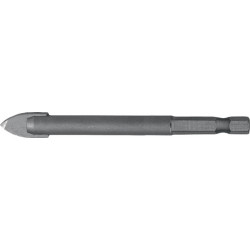 Glas  Fliesenbohrer QuickBit® Ceramic Master D.6,0mm Gesamt L.75mm HELLER