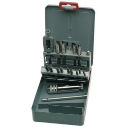 Gewindebohrersatz DIN 352 M3 M12 16tlg.HSS Metallkass. Gewindebohrersatz DIN 352 M3 M12 16tlg.HSS Metallkass.