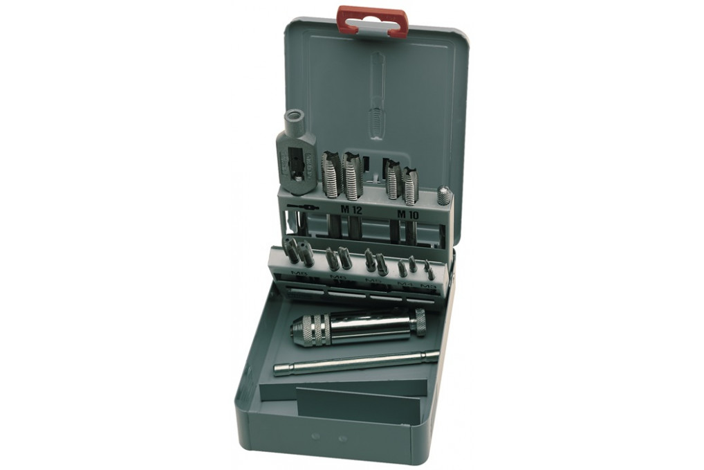 Gewindebohrersatz DIN 352 M3 M12 16tlg.HSS Metallkass. Gewindebohrersatz DIN 352 M3 M12 16tlg.HSS Metallkass.