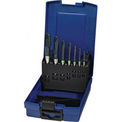 Maschinengewindebohrerset DIN 371 376 B Univ.M3 M12 HSS Co vap.Ku. Kass.PROMAT Maschinengewindebohrerset DIN 371 376 B Univ.M3 M12 HSS Co vap.Ku. Kass.PROMAT