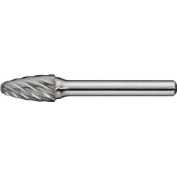 Frässtift RBF INOX D.6mm Kopf L.18mm Schaft D.6mm HM Verz.Normal,fein PROMAT Frässtift RBF INOX D.6mm Kopf L.18mm Schaft D.6mm HM Verz.Normal,fein PROMAT