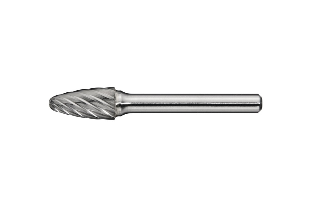Frässtift RBF INOX D.6mm Kopf L.18mm Schaft D.6mm HM Verz.Normal,fein PROMAT Frässtift RBF INOX D.6mm Kopf L.18mm Schaft D.6mm HM Verz.Normal,fein PROMAT