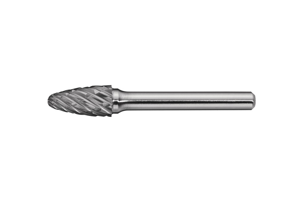 Frässtift RBF Special Steel D.8mm Kopf L.18mm Schaft D.6mm HM Verz.Kreuz PROMAT