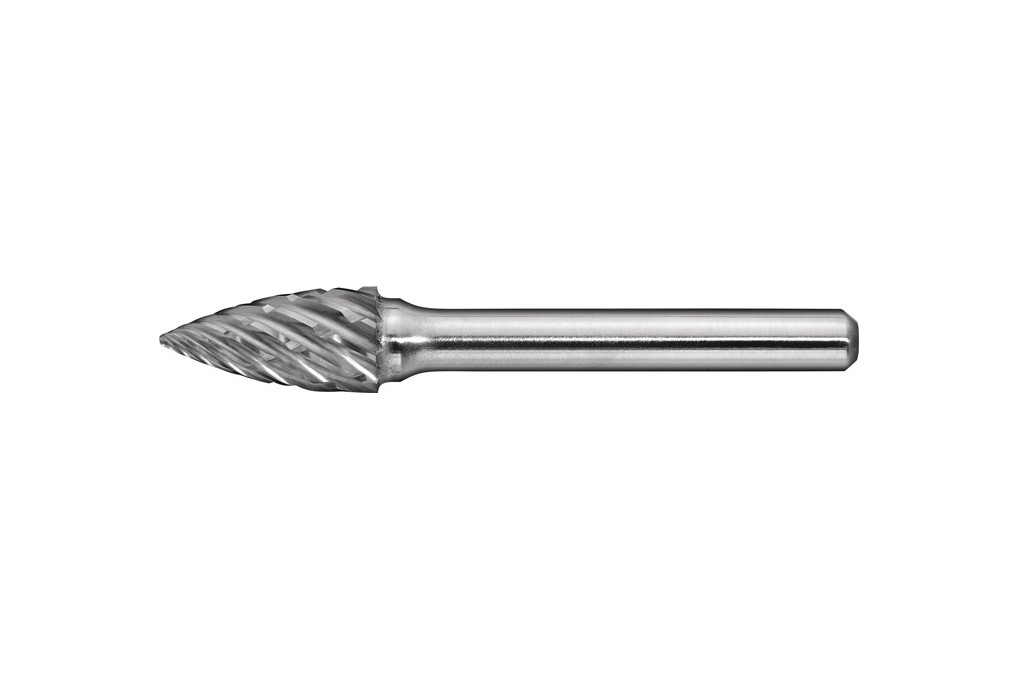 Frässtift SPG Special Steel D.6mm Kopf L.16mm Schaft D.6mm HM Verz.Kreuz PROMAT