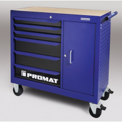 Rollwerkbank TREND Außen B1120xT460xH1030mm Schubl.6 25kg 400kg PROMAT Rollwerkbank TREND Außen B1120xT460xH1030mm Schubl.6 25kg 400kg PROMAT