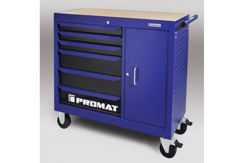 Rollwerkbank TREND Außen B1120xT460xH1030mm Schubl.6 25kg 400kg PROMAT Rollwerkbank TREND Außen B1120xT460xH1030mm Schubl.6 25kg 400kg PROMAT