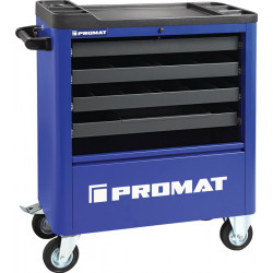 Werkstattwagen B855xT400xH895mm 300 kg 4 Schubl.Stahlbl.PROMAT Werkstattwagen B855xT400xH895mm 300 kg 4 Schubl.Stahlbl.PROMAT