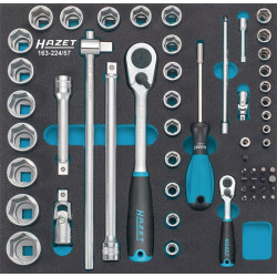 Werkzeugmodul 163 224 57 57 tlg.HAZET Werkzeugmodul 163 224 57 57 tlg.HAZET