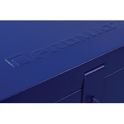 Stahlblechwerkzeugkoffer unbestückt Außen B910T530xH430mm PROMAT Stahlblechwerkzeugkoffer unbestückt Außen B910T530xH430mm PROMAT