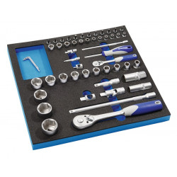 Werkzeugmodul 55 tlg.2 3 Modul Steckschlü.PROMAT Werkzeugmodul 55 tlg.2 3 Modul Steckschlü.PROMAT
