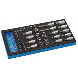 Werkzeugmodul 46 tlg.1 3 Modul Steckschlü.PROMAT Werkzeugmodul 46 tlg.1 3 Modul Steckschlü.PROMAT