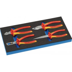 Werkzeugmodul 4 tlg.1 3 Modul VDE Zangensatz KNIPEX Werkzeugmodul 4 tlg.1 3 Modul VDE Zangensatz KNIPEX