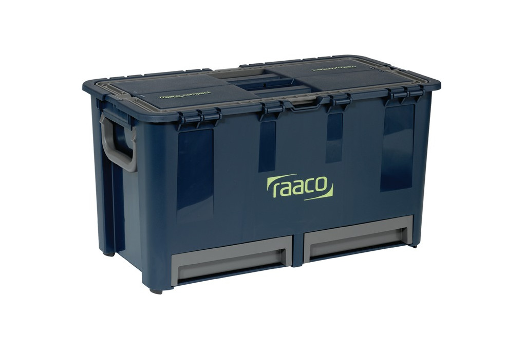 Werkzeugkoffer Compact 47 B540xT300xH295mm 7 Einst.fächer PP RAACO Werkzeugkoffer Compact 47 B540xT300xH295mm 7 Einst.fächer PP RAACO