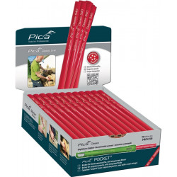 Zimmermannsbleistift Pica Classic 540 L.24cm 2H ungespitzt PICA Zimmermannsbleistift Pica Classic 540 L.24cm 2H ungespitzt PICA