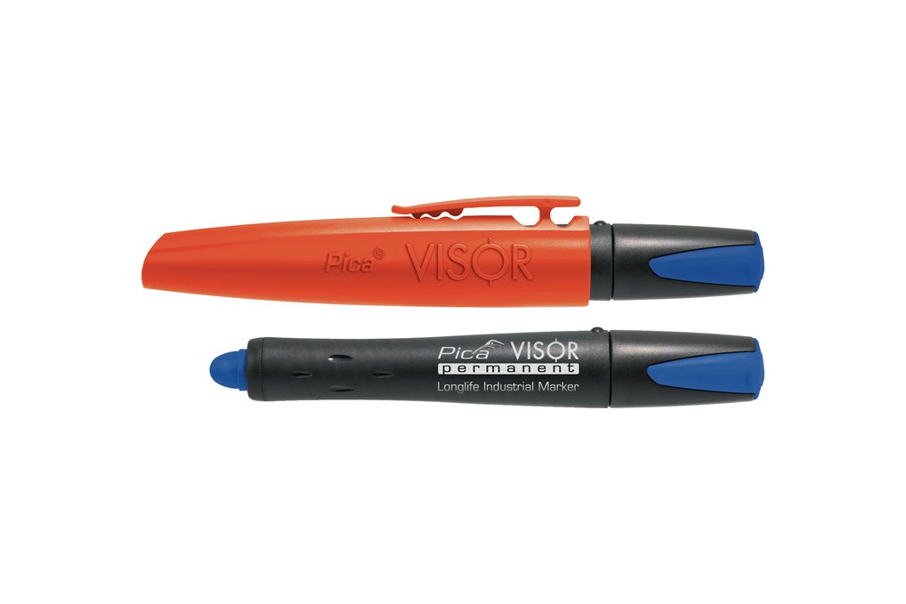 Industriemarker Visor permanent blau wasserfest PICA Industriemarker Visor permanent blau wasserfest PICA