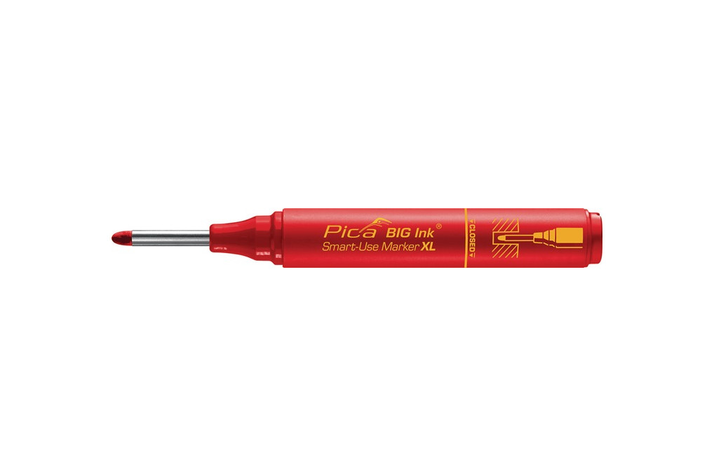 Permanentmarker BIG INK SMART USE MARKER XL rot Strich B.2 4mm Rundspitze Permanentmarker BIG INK SMART USE MARKER XL rot Strich B.2 4mm Rundspitze