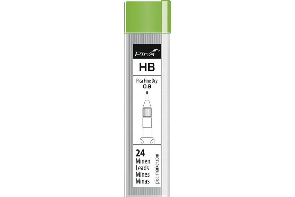 Minenset Fine Dry graphit HB 24 Minen Set PICA Minenset Fine Dry graphit HB 24 Minen Set PICA