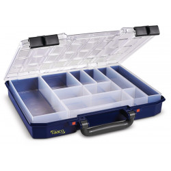 Sortimentskasten CarryLite 55 4x8 10 B337xT278xH57mm 10 Fächer blau RAACO Sortimentskasten CarryLite 55 4x8 10 B337xT278xH57mm 10 Fächer blau RAACO
