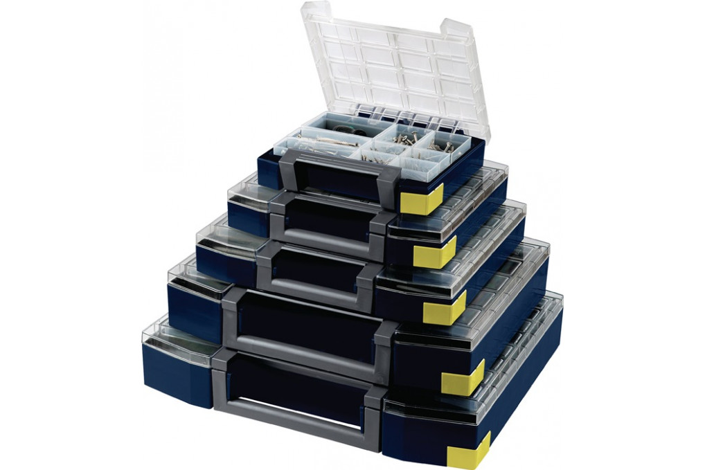 Sortimentskoffer boxxser B354xT323xH55mm 14 Fächer m.Profilraster RAACO Sortimentskoffer boxxser B354xT323xH55mm 14 Fächer m.Profilraster RAACO