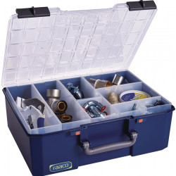 Sortimentskasten CarryLite 150 B413xT330xH147mm 8 Fächer blau RAACO Sortimentskasten CarryLite 150 B413xT330xH147mm 8 Fächer blau RAACO