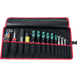 Werkzeugrolltasche 15 Fächer B670xH330mm Nyl.schwarz rot PARAT Werkzeugrolltasche 15 Fächer B670xH330mm Nyl.schwarz rot PARAT