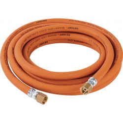 Propangasschlauch 5xmm G3 8" LHxG3 8" LH Hochdruck L.10m SIEVERT Propangasschlauch 5xmm G3 8" LHxG3 8" LH Hochdruck L.10m SIEVERT
