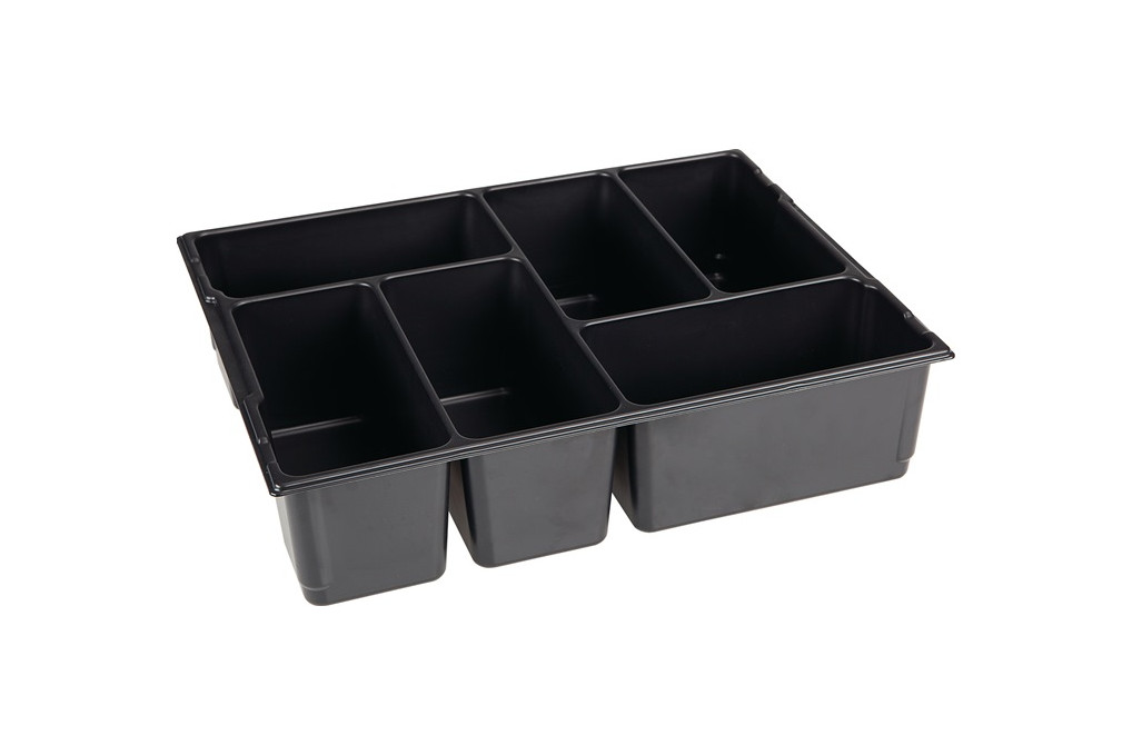 Kleinteileeinsatz L BOXX® LB 136 B404xT317xH97mm Polystyrol m.6 Mulden Kleinteileeinsatz L BOXX® LB 136 B404xT317xH97mm Polystyrol m.6 Mulden