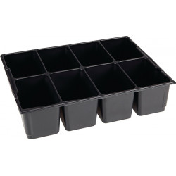 Kleinteileeinsatz L BOXX® LB 136 B404xT317xH97mm Polystyrol m.8 Mulden Kleinteileeinsatz L BOXX® LB 136 B404xT317xH97mm Polystyrol m.8 Mulden