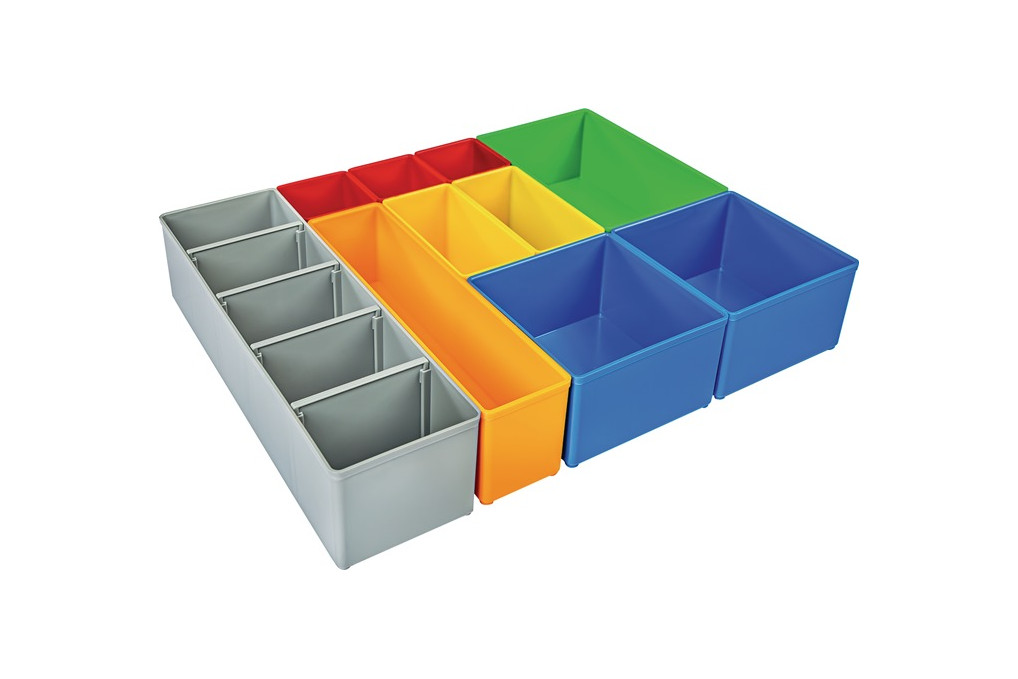 Einteilungsset H3 iB 72 B349xT265xH63mm blau gelb orange rot grün grau