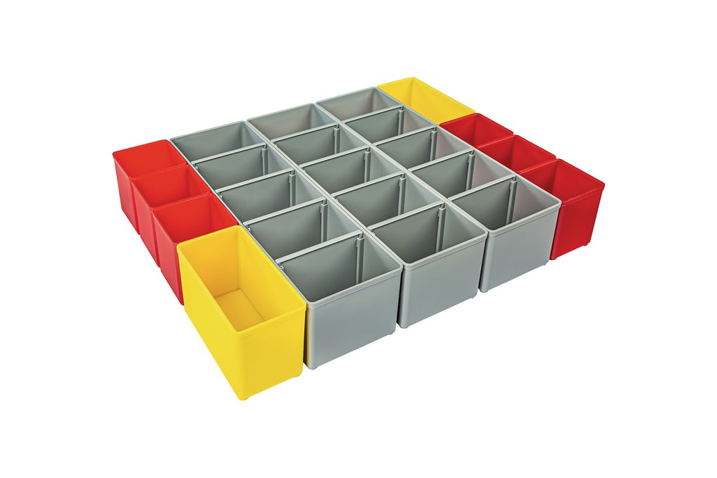 Einteilungsset I3 iB 72 B349xT265xH63mm blau gelb orange rot grün grau