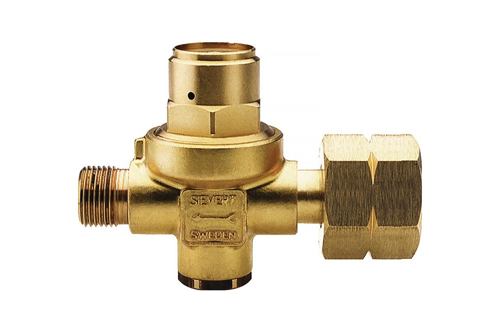 Propankleindruckregler o.Manometer 2bar 6 kg h G 3 8" LH SIEVERT Propankleindruckregler o.Manometer 2bar 6 kg h G 3 8" LH SIEVERT