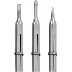 Lötspitzenset LONG LIFE 15W angeschrägt bleistiftspitz meißelförmig B.4mm Lötspitzenset LONG LIFE 15W angeschrägt bleistiftspitz meißelförmig B.4mm