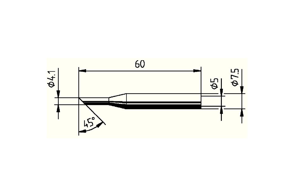 Lötspitze Serie 172 angeschrägt B.4,1mm 0172 LD SB ERSA Lötspitze Serie 172 angeschrägt B.4,1mm 0172 LD SB ERSA