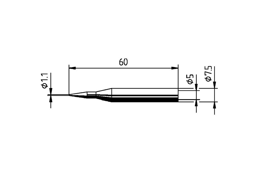 Lötspitze Serie 172 bleistiftspitz B.1,1mm 0172 BD SB ERSA Lötspitze Serie 172 bleistiftspitz B.1,1mm 0172 BD SB ERSA
