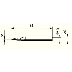 Lötspitze Serie 162 bleistiftspitz B.1,1mm 0162 BD SB ERSA Lötspitze Serie 162 bleistiftspitz B.1,1mm 0162 BD SB ERSA