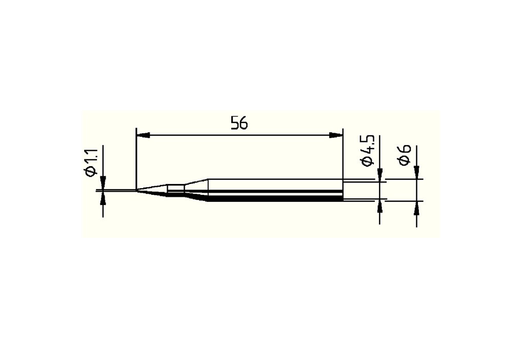Lötspitze Serie 162 bleistiftspitz B.1,1mm 0162 BD SB ERSA Lötspitze Serie 162 bleistiftspitz B.1,1mm 0162 BD SB ERSA