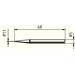 Lötspitze Serie 032 bleistiftspitz B.1,1mm 0032 BD SB ERSA Lötspitze Serie 032 bleistiftspitz B.1,1mm 0032 BD SB ERSA