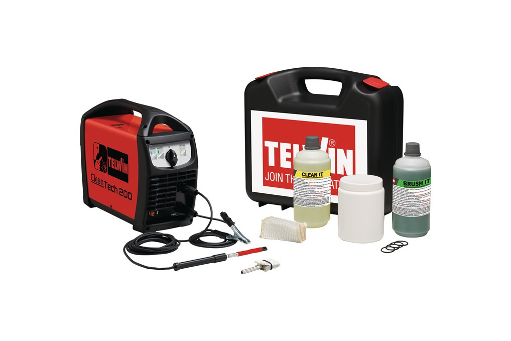 Schweißnahtreiniger Cleantech 200 Set 230 50 60 V Hz IP 21 TELWIN
