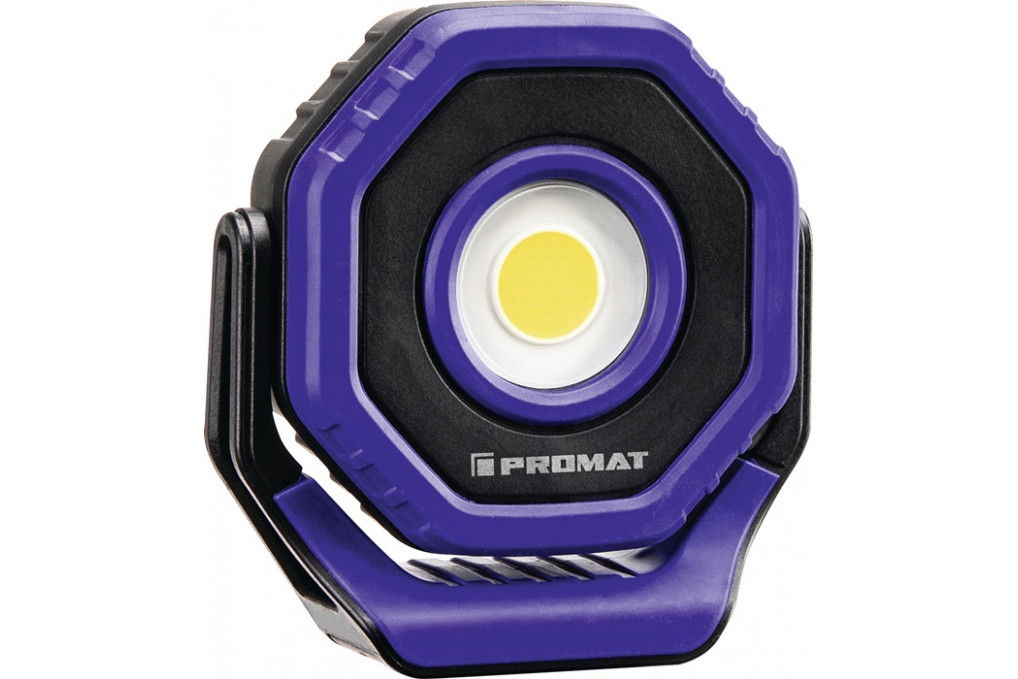 LED Akkuhandleuchte 3,7 V 2600 mAh Li Ion 7 W 100 700 lm Ladezeit 4 h PROMAT