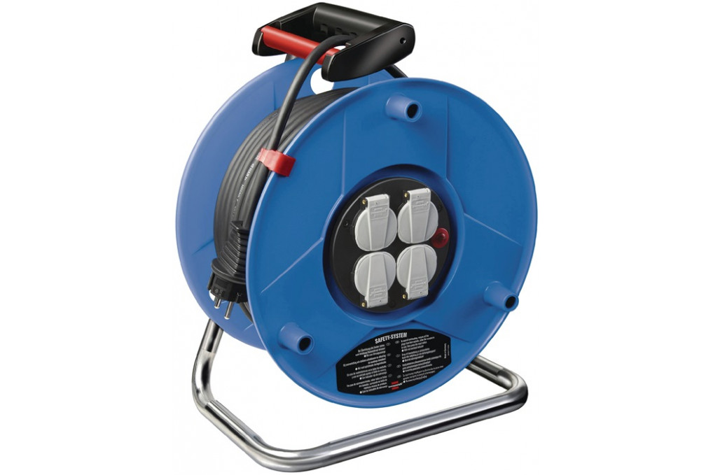 Kabeltrommel Garant 50m H05VV F 3x1,5 mm² 290mm 4 Schutzkon.steckd. Kabeltrommel Garant 50m H05VV F 3x1,5 mm² 290mm 4 Schutzkon.steckd.