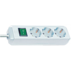 Steckdosenleiste Eco Line 16 A 250 V Steckd.3 m.Schalter 1,5m H05VV F 3x1,5 mm²