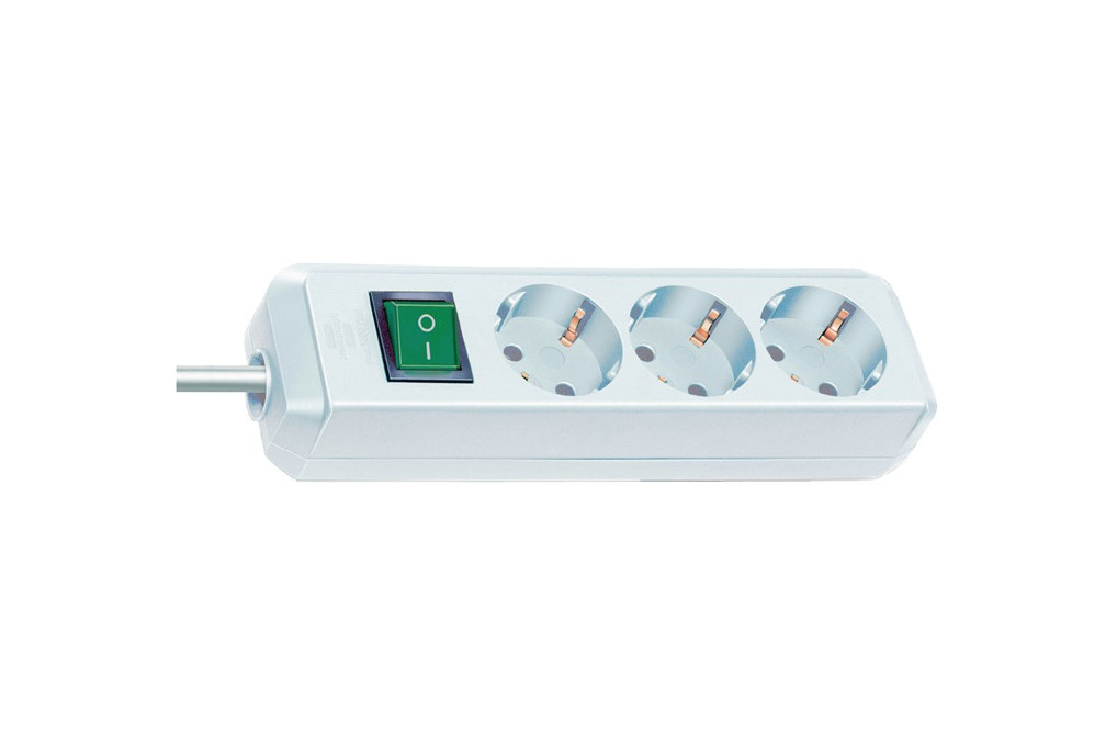 Steckdosenleiste Eco Line 16 A 250 V Steckd.3 m.Schalter 1,5m H05VV F 3x1,5 mm²
