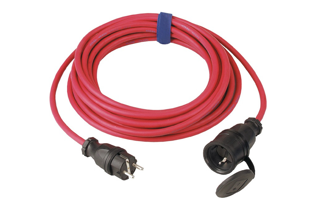 Schutzkontaktverlängerung 16 A 250 V 3x1,5mm² 50m H07RN F rot IP44 JÄGER DIREKT Schutzkontaktverlängerung 16 A 250 V 3x1,5mm² 50m H07RN F rot IP44 JÄGER DIREKT