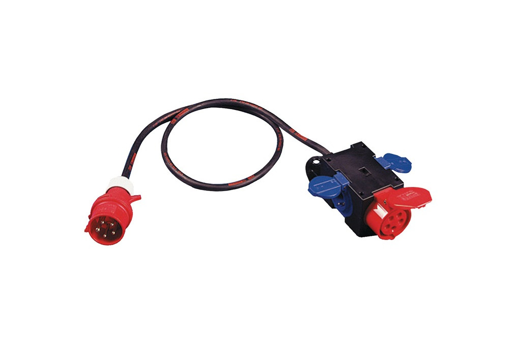 Kompaktverteiler CEE 16 A,5 polig 1xCEE 16 A,2x230V 5x2,5mm² JÄGER DIREKT