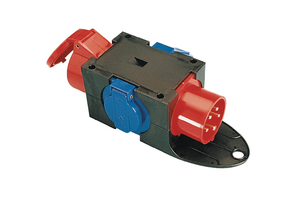 Kompaktverteiler CEE 16 A,5 polig 1xCEE 16 A,2x230V Kompaktverteiler CEE 16 A,5 polig 1xCEE 16 A,2x230V